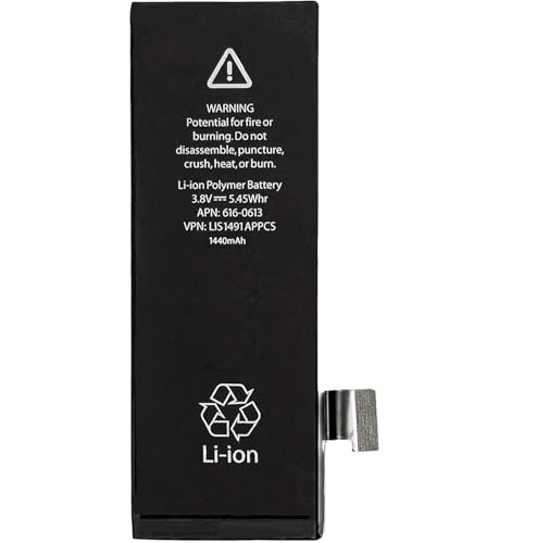 Batteria Compatibile per Apple iPhone 5 1440 mAh sostituisce il