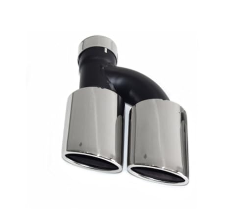 Tuyau d'échappement inox noir 60mm : finition haut de gamme pour S4 S5 S6