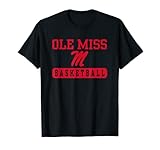 Elite Authentics Mississippi Ole Miss Rebels Basketball Logo T-Shirt