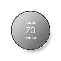 Google Nest - Termostato intelligente per la casa, termostato Wi-Fi programmabile, colore: Antrac