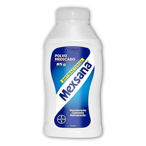 YAHVE - Mexsana Powder Pack of 2 (85g - 2.9 oz) - Traditional Relief for Feet, Sweat Absorption/Polvo Mexsana (85 g - 2.9 oz) Ayuda a Refrescar y Absorber Sudor