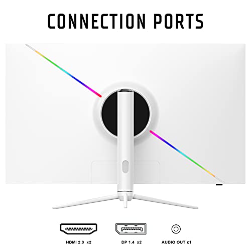 monitor GGC - 38.5" Curvo 2560x1440 WQHD, Pannello VA da 165Hz, Risposta 4ms OD (1ms MPRT), Collegamenti 2xHDMI e 2xDP, HDR, Adaptive Sync - Monitor - Immagine 5