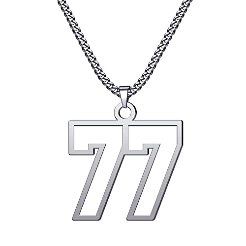 CaJoYo 77 �V���o�[ �i���o�[�l�b�N���X �����Y �A�X���[�g �W���[�W �i���o�[�l�b�N���X �X�|�[�c �o�X�P�b�g�{�[�� �싅 �t�b�g�{�[�� �T�b�J�[ �`���[�� �y���_���g �C���X�s���[�V���� �W���G���[ �X�e�����X�X�`�[��