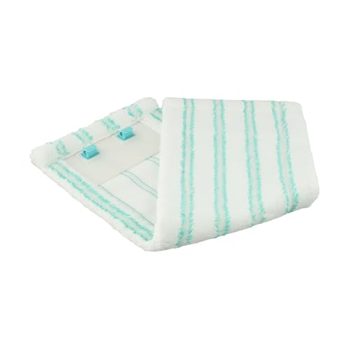 Gdfnmogo Replacement Mop Pad Cloth for Floor Wiper, Washable Polyester-Nylon Cleaning Cover with Green Buckle, Compatible with Wi