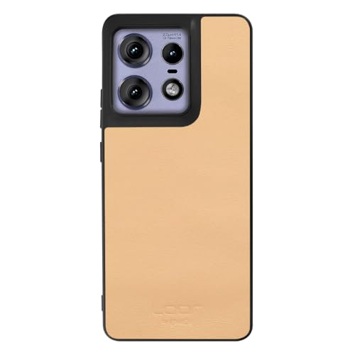 LOOF BASIC-SHELL �{�v ���U�[ �X�}�z�P�[�X for motorola edge 50 pro / 50s pro �p �P�[�X �J�o�[ �w�ʃP�[�X �X�g���b�v�z�[�� �V�F�� ���^ Leather [�x�[�W��]