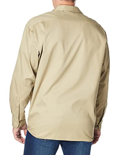 Dickies Men's Long Sleeve Work Shirt Button, Opaque