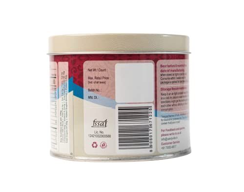 Image of CandyVille Mint Mello Paan Mint Candy Tin (340 Gram) | Mild Mint | Paan Flavoured With Menthol Drops | Pan Candy