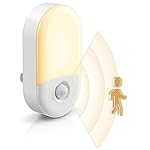 L LOHAS LED Motion Sensor Night Light, 2Pack, Motion Activated Night Light, Night Lights Plug into Wall Motion Sensor, 3000K Warm White, Adjustable Brightness 30/60LM, for Kids Adults Bathroom Bedroom