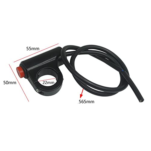 Image of Motorcycle Hazard Light Switch Button Push Button for Motorbike Replacement