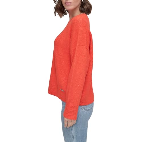 DKNY Women's Boucle Soft Cozy Trendy Sweater3