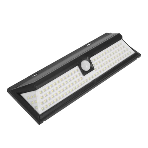 NUOBESTY Luz Solar Exterior con Sensor de Movimiento LED para Pared Jardín Porche y Valla Iluminación de Patio Resistente la Intemperie