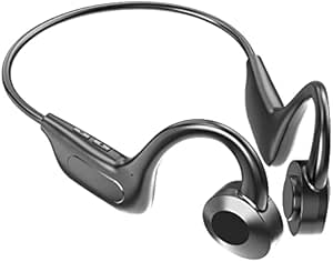 Lefang Bone Conduction Headphones - Hear Your Surroundings and Music Simultaneously - Sweatproof, and Bluetooth 5.1 Wireless Earphones with Built-in Mic for Running, Workout and Sports (Black) asin的图片