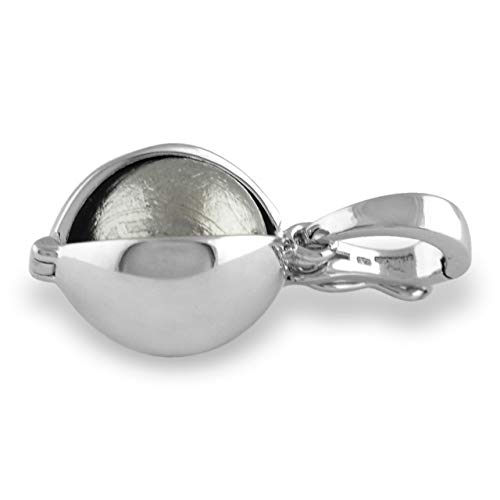 Starborn Sterling Silver Muonionalusta Meteorite Sphere Hinged Pendant4