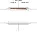 immagine 61 MORE Auricolare a pistone In-Ear con microfono in linea intelligente, driver dinamico per cuffie 1M301- Bianco