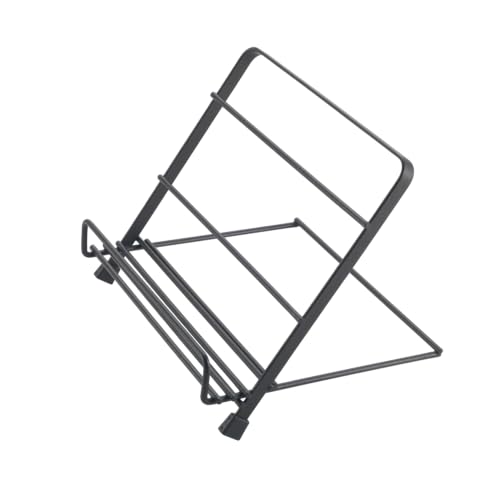 Support pour livre de recettes Metaltex noir : fini les pages salies pendant la cuisine