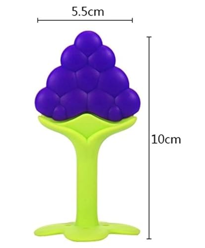 Image of DKB Infants Silicone Teether Ideal Teether For 6 To 12 Months Baby, Bpa Free Teething Toys For Babies, 3 Pcs Same Design Color Blue,Red & Pink