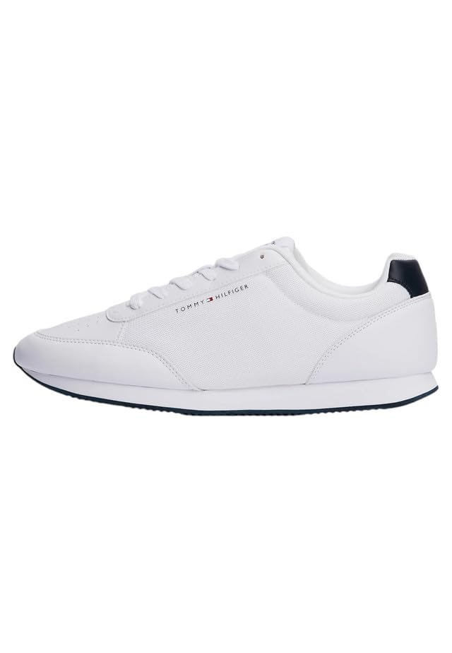 Tommy Hilfiger Uomo Sneakers da Runner Mix Profilo Basso