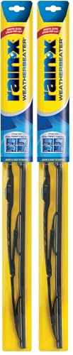 Image of Rain-X RX30216 WeatherBeater Wiper Blades, 16 inch Windshield Wipers (Pack Of 2), Automotive Replacement Windshield Wiper Blades That Meet Or Exceed OEM Quality And Durability Standards