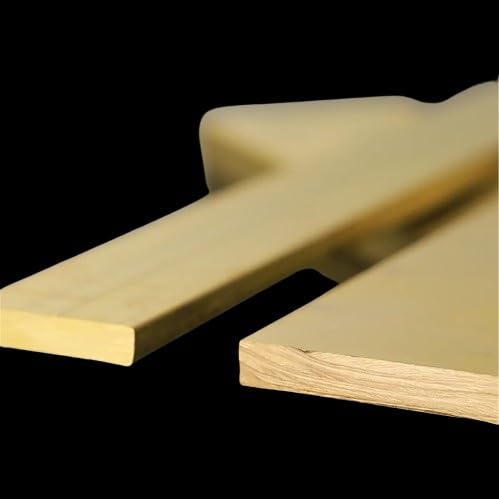 Barre Plate En Laiton - Épaisseur 2 à 20mm, Largeur 5 à 20mm, Longueur 200 Ou 250mm - Pour Bricolage, Modélisme, Pièces
