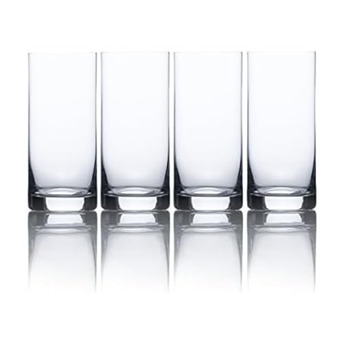 Mikasa Laura High Ball Glass, 15.5-Ounce, Set of 4