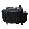 Intetiow Grill Cover for Pit Boss 1100 Pro Series Triple-Function Combo Grill PB1100PSC1 PB1100PSC2, PB1230CS1 for Pitboss Pro Series 1260 1230 600D Heavy Duty Waterproof Wood Pellet Cover, Black