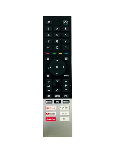 Image of Upix Compatible Toshiba Smart TV LCD /LED Remote No. 1231 | CT-95024 | with Voice | Netflix & Prime Video Function | Exactly Same Remote Will Only Work | Pairing is Required