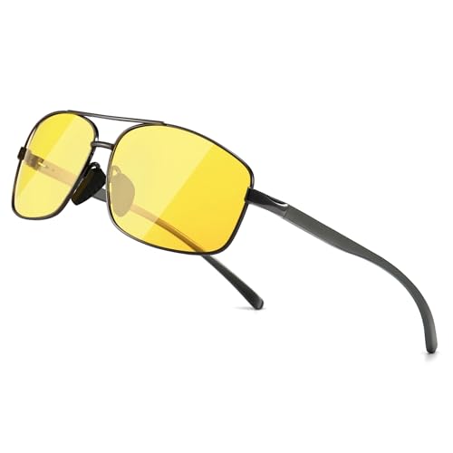 SUNGAIT Ultra Lightweight Rectangular Polarized Sunglasses UV400 Protection