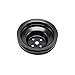 1 PC SHLPDFM Black Steel 3 Groove Water Pump Pulley Compatible with Ford Small Block V8 260 289 302 351w 1962-77