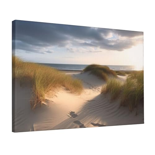 Impression sur toile de dunes solution décoration murale prête à être accrochée