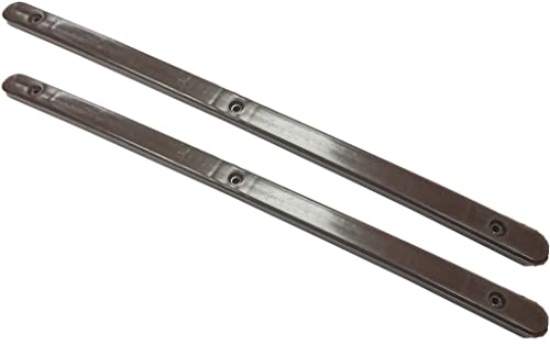 Schubladenschienen, flach, Kunststoff, 310 x 16 x 6 mm, Braun, 200 Paar Cover