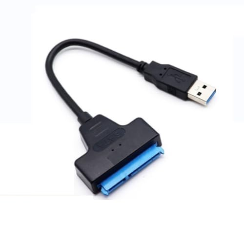 Fizzix USB 3.0 to SATA External Converter and Cable - Super Fast Data Transfer High-Speed USB 3.0 to SATA III Adapter for 2.5 SSD HDD - Easy Connection
