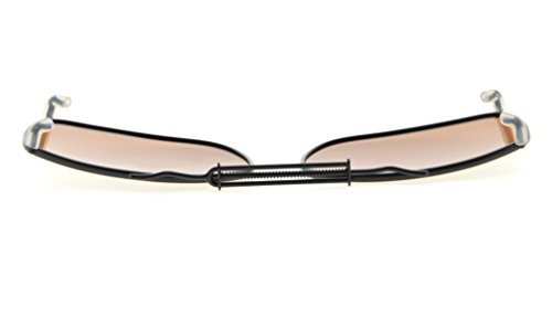 Eyekepper Metal Frame Rim Polarized Lens Clip On Sunglasses 2 1/16" x1 7/16"4