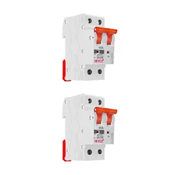 ISOLATOR 40A 2 pole with 1 year warranty, ISI Marked (pack of 4)