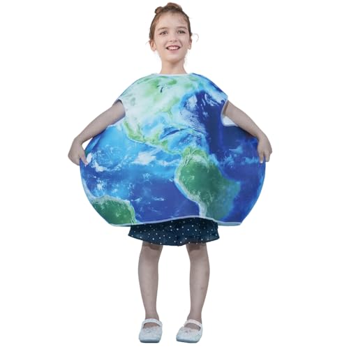 Disfraz de Planeta Tierra para Niños Azul miniatura 2