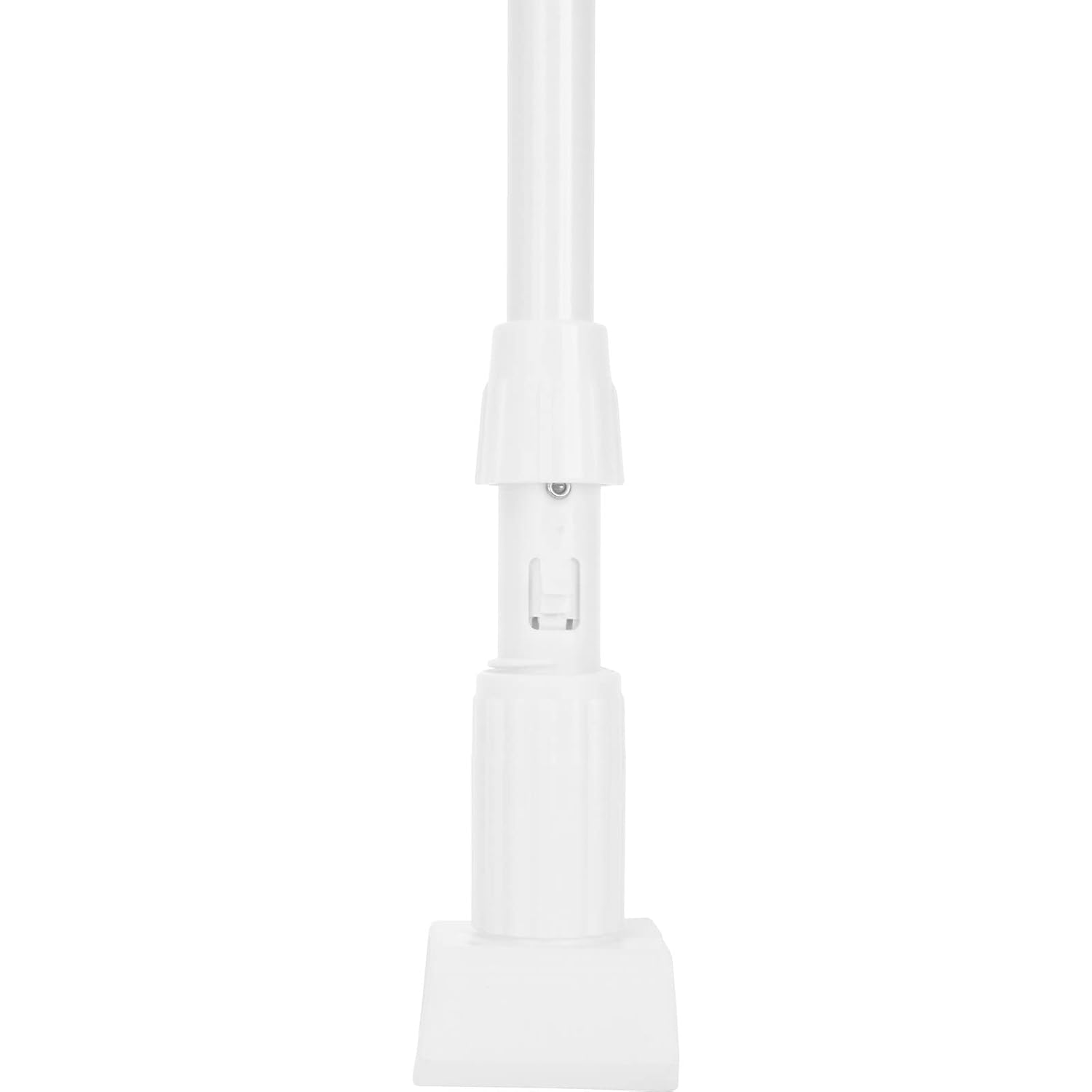 SPARTA 369475EC02 Fiberglass Mop Handle, Jaw Style Mop With Swivel Hang Up Cap For Cleaning, Commercial, Residential, 60 Inches, White