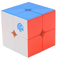 Bukefuno GAN 251 M Pro – Cube Magnétique 2x2 – Sans Autocollant – Aimants Réglables – Vitesse – Poids 60 G
