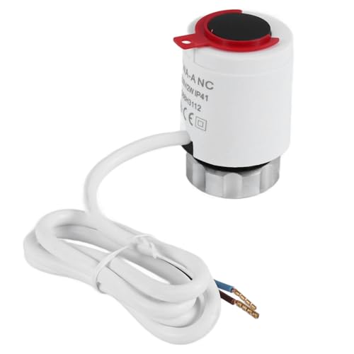 Correa Actuador Térmico Eléctrico NC M30x1,5 mm Normalmente Cerrado 230V para Calefacción por Suelo Radiante Válvula Termostática de Radiador TRV