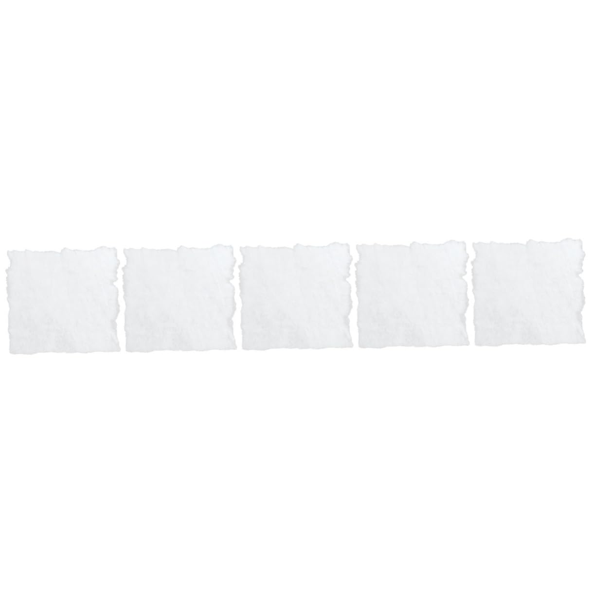 Cabilock 5St Schneedecke kunstschnee Artificial Snow ozdoby bożonarodzeniowe Christmas Decor Weihnachtsdecken Kunstdecke weihnachtsdorf zubehör Flauschige weiße Decke das Haustier
