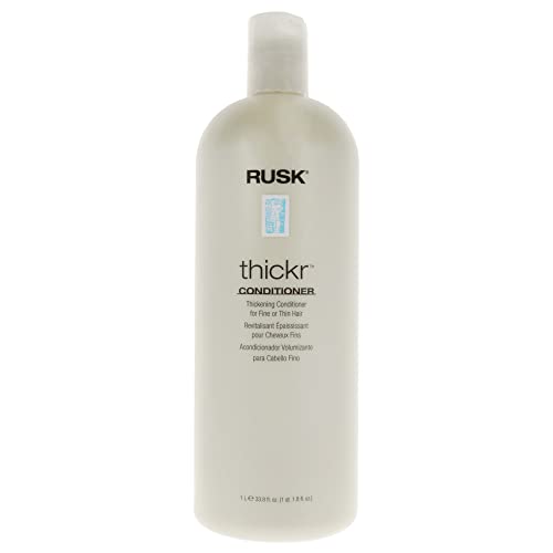 Rusk Designer Collection Thicker Thickening Conditioner For Fine Or Thin Hair, 33.8 Oz, Daily-Use Thickening Conditioner That Strengthens And Repairs, Gives Full-Bodied Appearance #TOP11