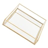 Photo Gallery qumiirity vassoio decorativo in vetro e ottone per vanity organizer profumi e gioielli per comò e bagno supporto vintage per trucco e oggettistica casa Photo Gallery qumiirity vassoio decorativo in vetro e ottone per vanity organizer profumi e gioielli per comò e bagno supporto vintage per trucco e oggettistica casa