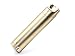 Outdoor Waterproof Capsule Pill Holder EDC Container Large Capacity 141mm Aluminum Dry Storage Box Emergency Essential Storage for Hunting, Camping, Mountaineering, Outdoor Activities (Gold, Large)