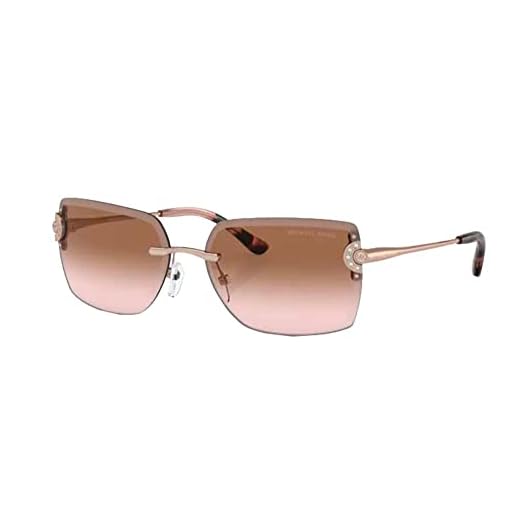 MICHAEL KORS MK1122B 11081359 - Óculos de Sol Polarizado Retangular Feminino Moderno Rose Gold Metal 2022