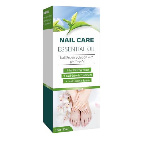Aceite de árbol de té para el cuidado de las uñas, 30 ml, crema hidratante para uñas, mejora la salud y la vitalidad de las uñas.
