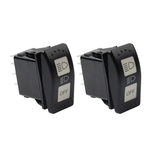 CNxinn10 Headlight Switch High Low Off Light Toggle Switches 2 Pcs for Traxter MAX HD8: 2019-2020 3 Pcs