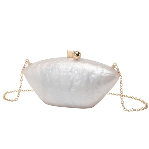 Sac à bandoulière en acrylique transparent rigide et tendance