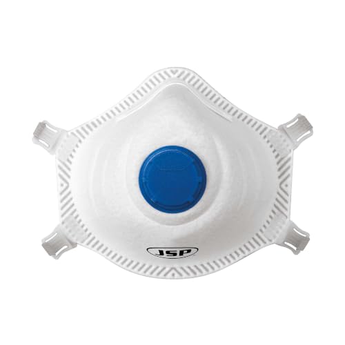 Miniatura 2 de Jsp Mascarilla Ffp3v Desechable Con Válvula De Exhalación, Moldeada, M632 Bgz130-000-A00 , Protección Industrial, En149, Sin Metal, Ajuste De 4 Puntos, Caja De 10 Unidades
