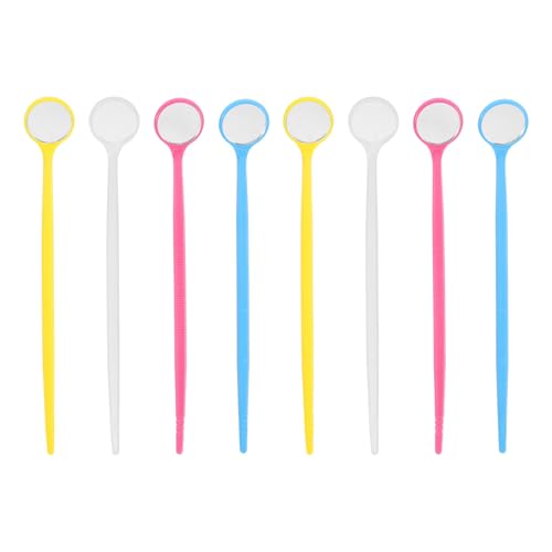 Supvox Plastikmundspiegel der zahnmedizinischen Wegwerfspiegel 40pcs für die Mundzahnprüfung