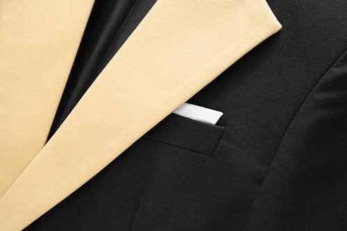 MOGU Mens 3 Piece Suits Slim Fit Tuxedo Suit Set Blazer Vest Pants for Wedding4