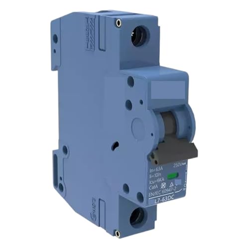1Pcs DC Air Open 20A32A50A63A Miniature Circuit Breaker 1000V(1P63A250V)