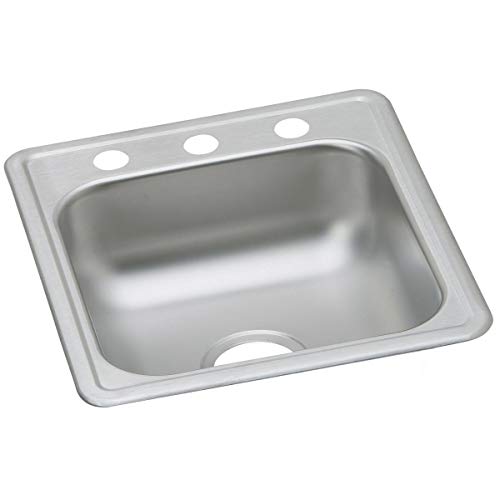 Image of Elkay Dayton D117213 Single Bowl Top Mount Stainless Steel Bar Sink